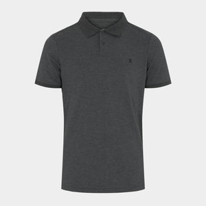 Mørkegrå pique bambus polo shirt S   JBS of Denmark