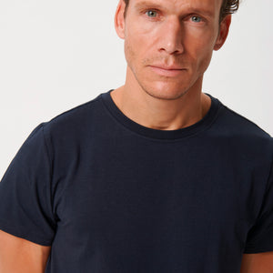 Navy crew neck bambus T-shirt    Copenhagen Bamboo
