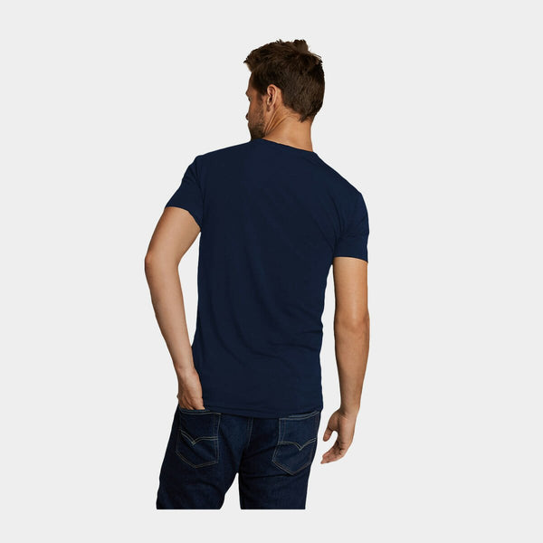 Velo bambus v-hals T-shirt - Navy 2 pak    Bamboo Basics