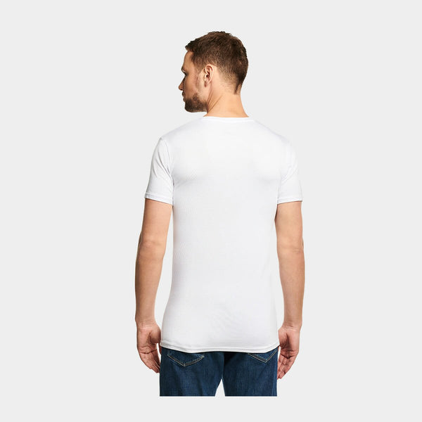 Vinn bambus slim fit T-shirt - Hvid 2 pak    Bamboo Basics