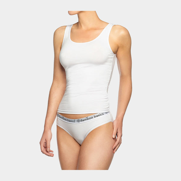 Yara bambus tai trusser med elastiklinning - hvid 3 pak    Bamboo Basics