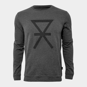 Mørkegrå bambus sweatshirt med print XXL   JBS of Denmark